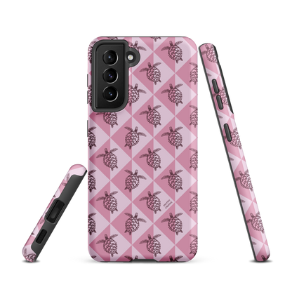 Samsung Phone Case -  Turtle Diamonds Orchid