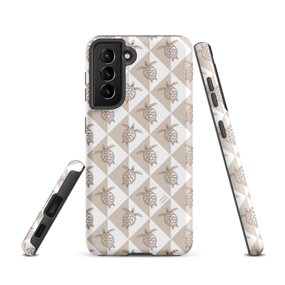 Samsung Phone Case - Turtle Diamonds Neutral