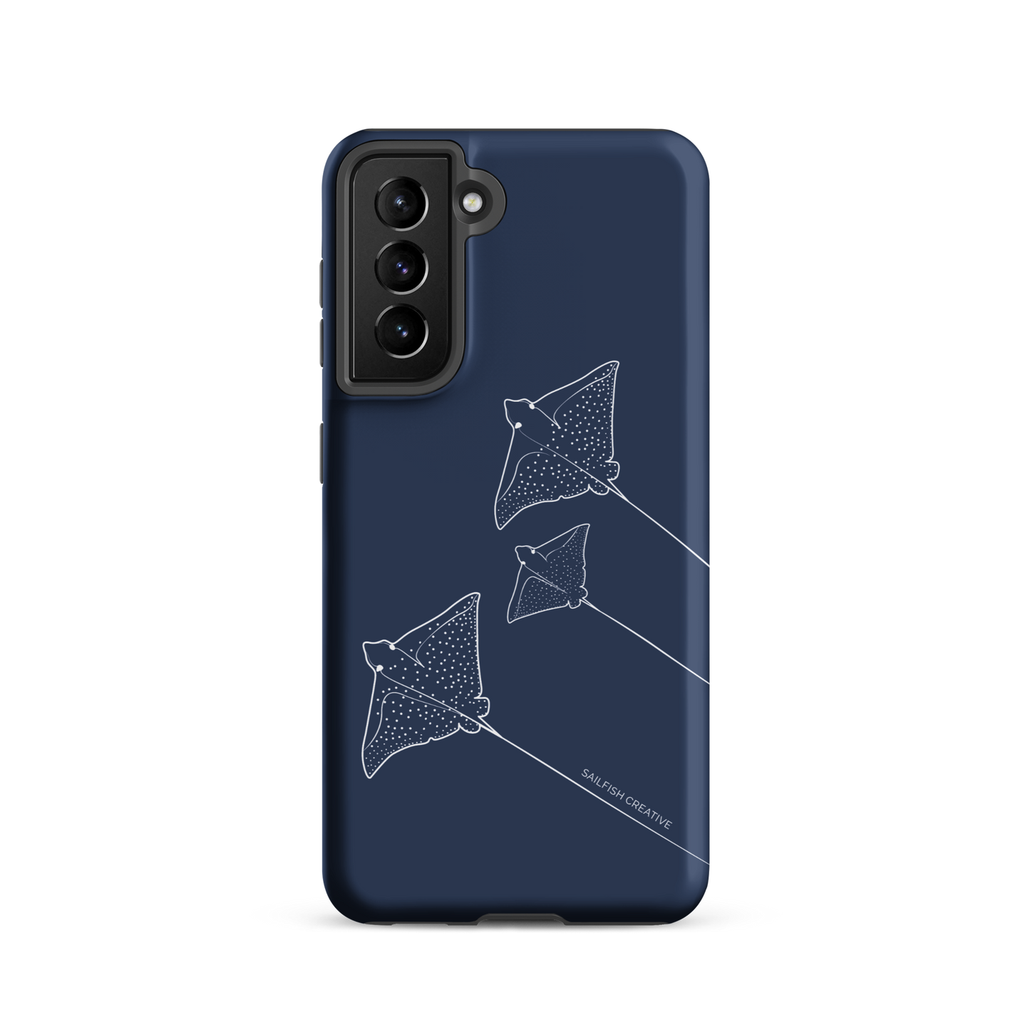 Samsung Phone Case -  Eagle Ray Outline Navy