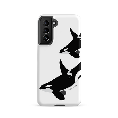 Samsung Phone Case -  Orca Killer Whale White
