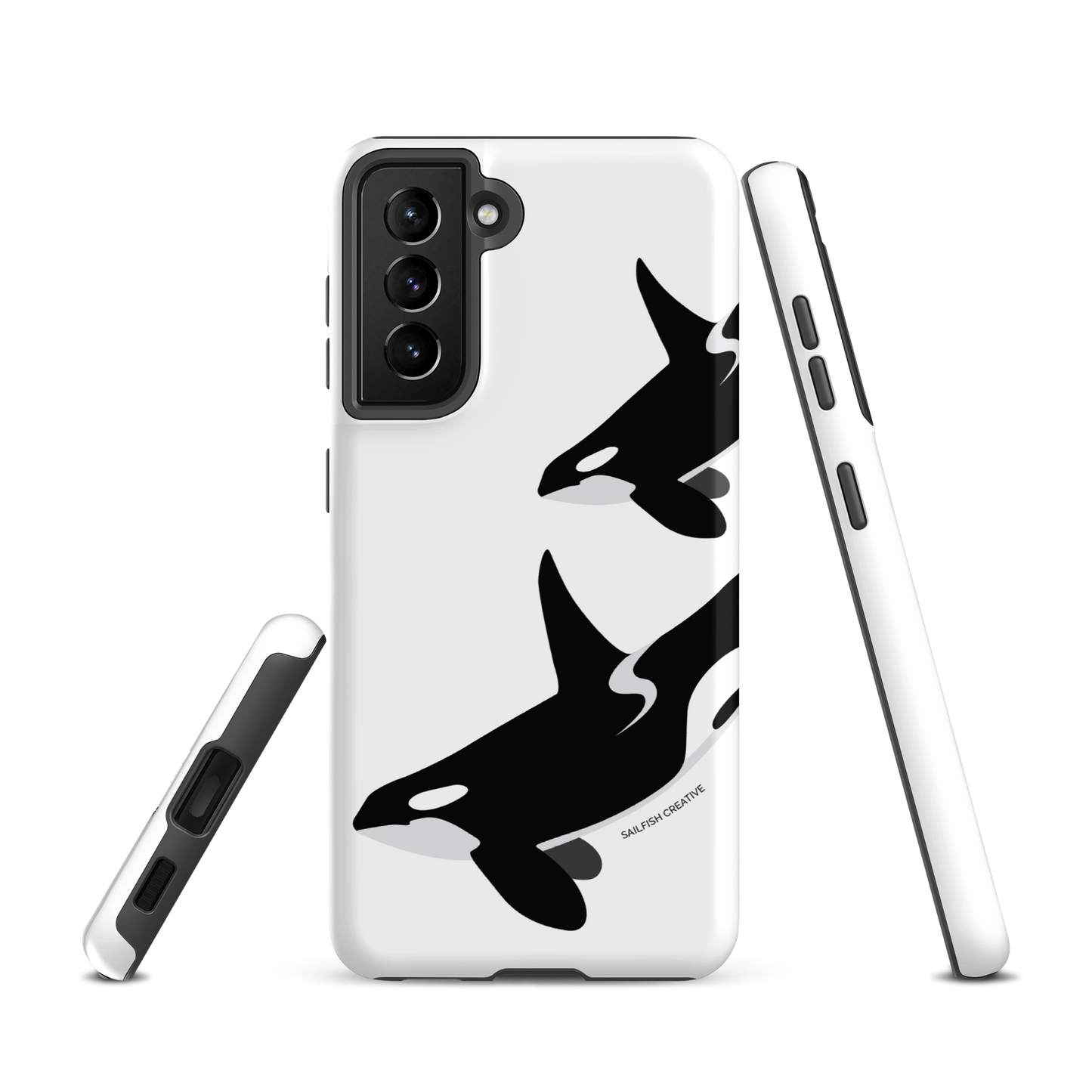 Samsung Phone Case -  Orca Killer Whale White
