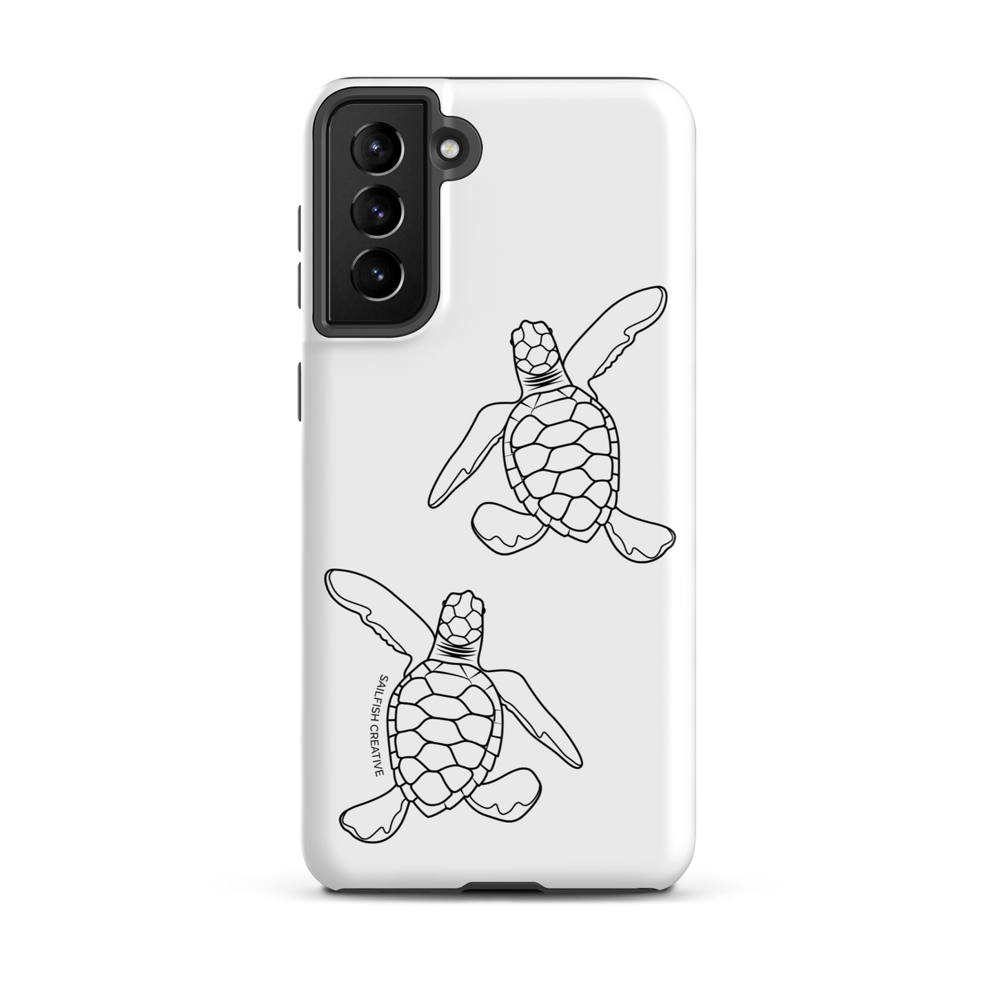 Samsung Phone Case - Turtle Hatchlings Outline