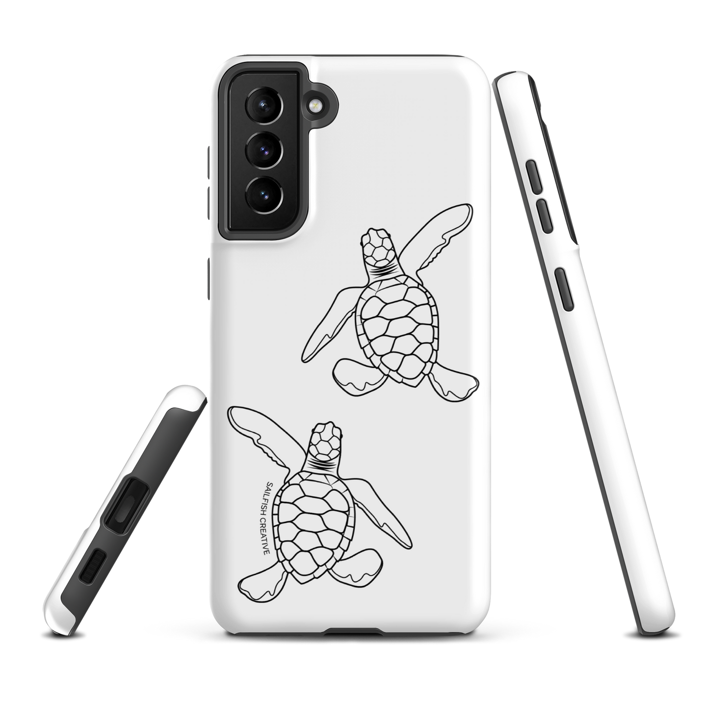 Samsung Phone Case - Turtle Hatchlings Outline