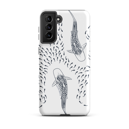 Samsung Phone Case -  Tiger Sharks Outline
