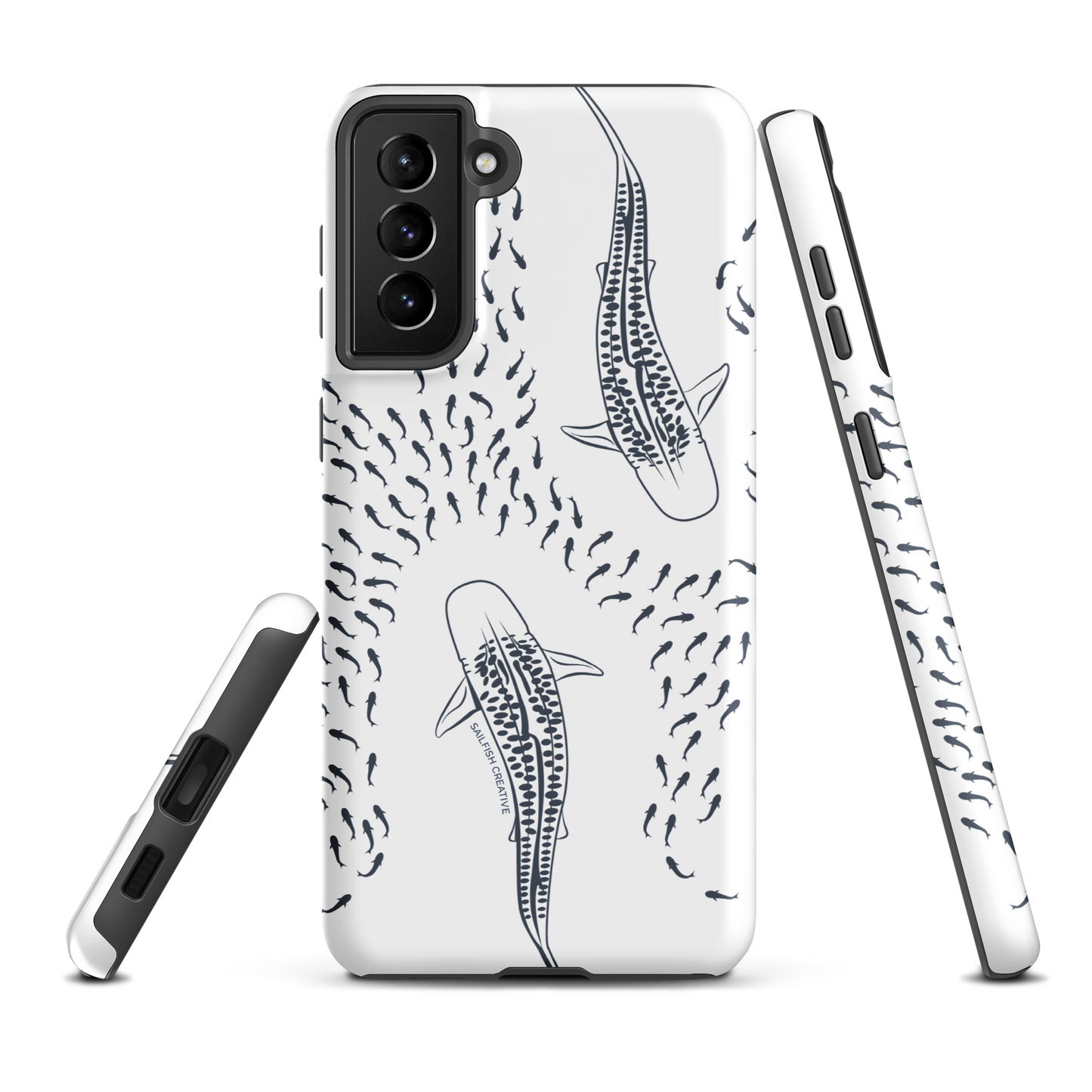 Samsung Phone Case -  Tiger Sharks Outline
