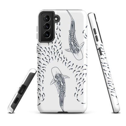 Samsung Phone Case -  Tiger Sharks Outline