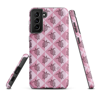 Samsung Phone Case -  Turtle Diamonds Orchid