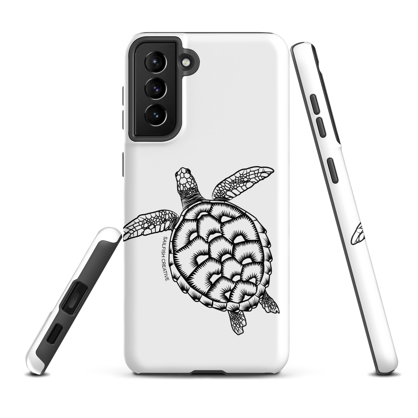 Samsung Phone Case - Turtle Outline