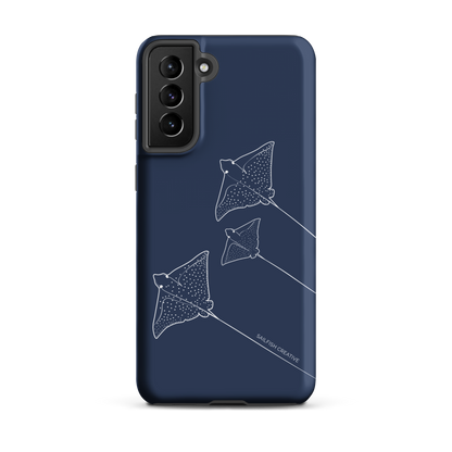 Samsung Phone Case -  Eagle Ray Outline Navy