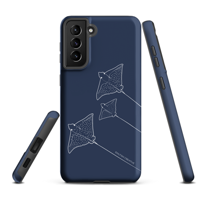 Samsung Phone Case -  Eagle Ray Outline Navy