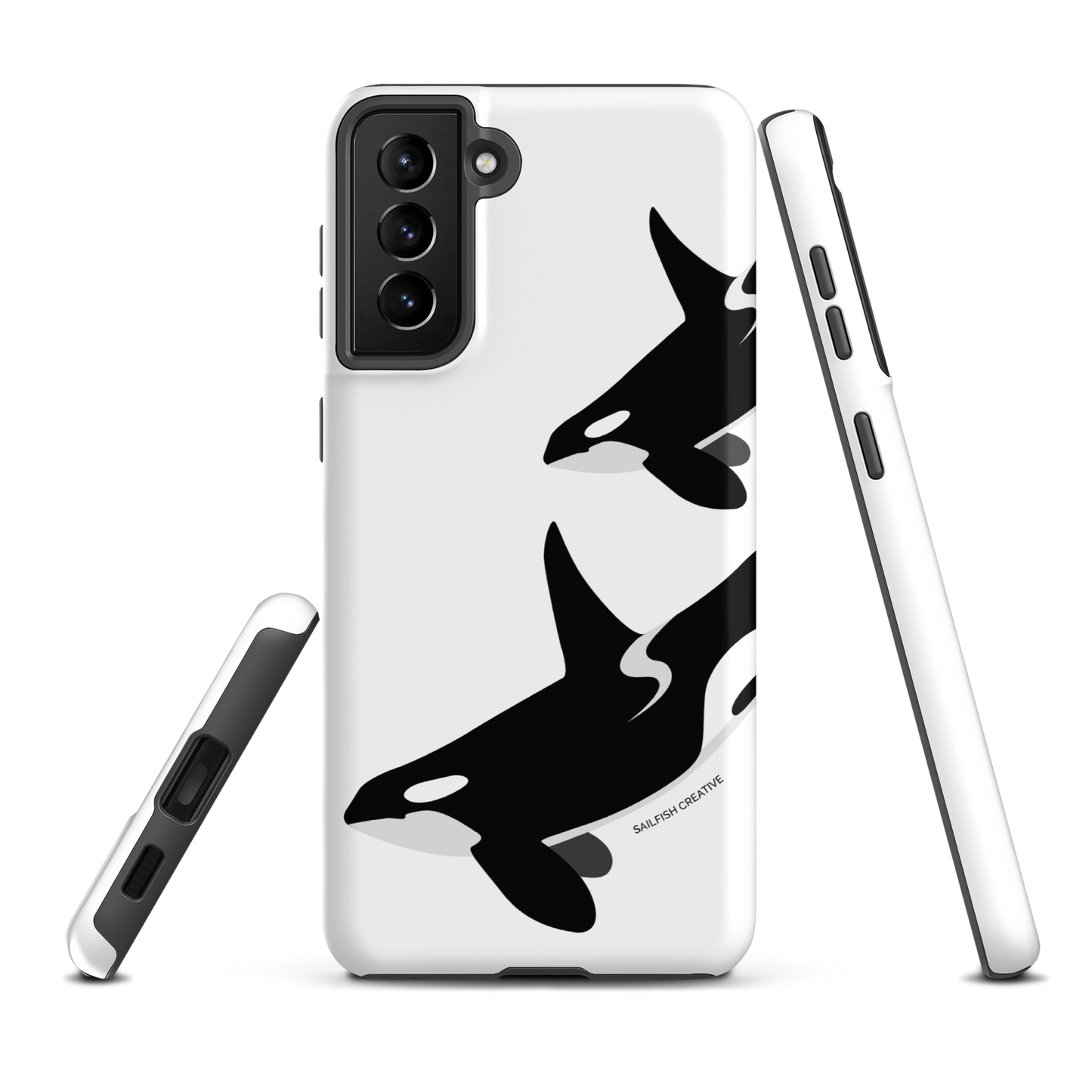 Samsung Phone Case -  Orca Killer Whale White