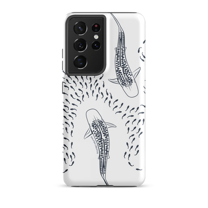 Samsung Phone Case -  Tiger Sharks Outline