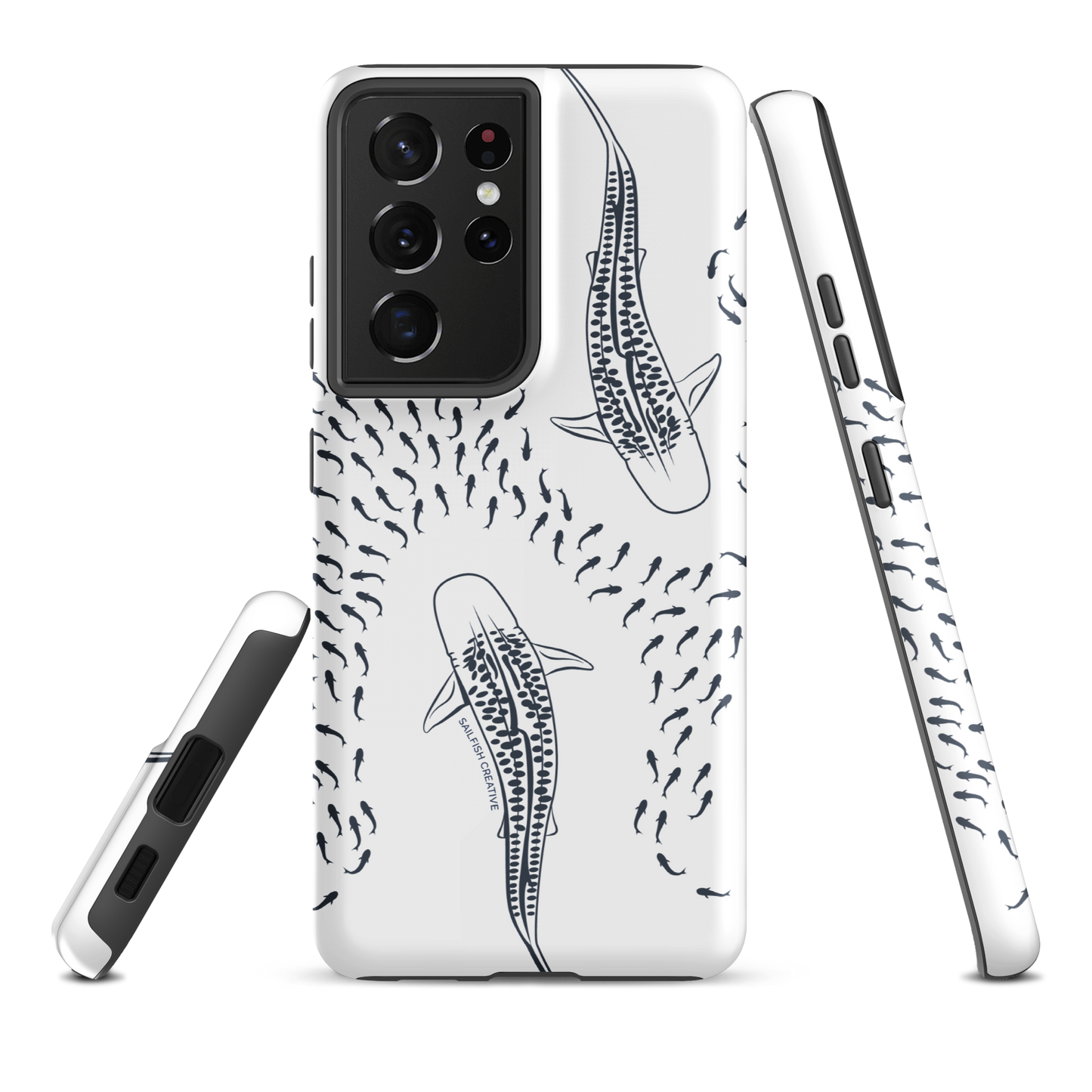 Samsung Phone Case -  Tiger Sharks Outline