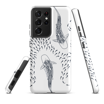 Samsung Phone Case -  Tiger Sharks Outline