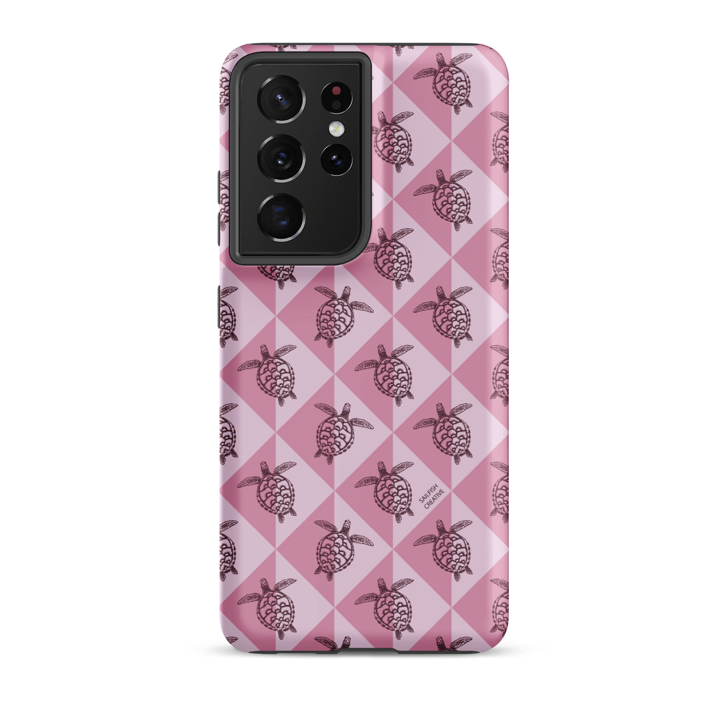 Samsung Phone Case -  Turtle Diamonds Orchid