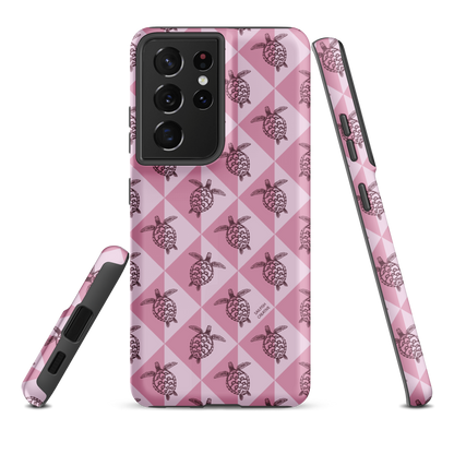 Samsung Phone Case -  Turtle Diamonds Orchid