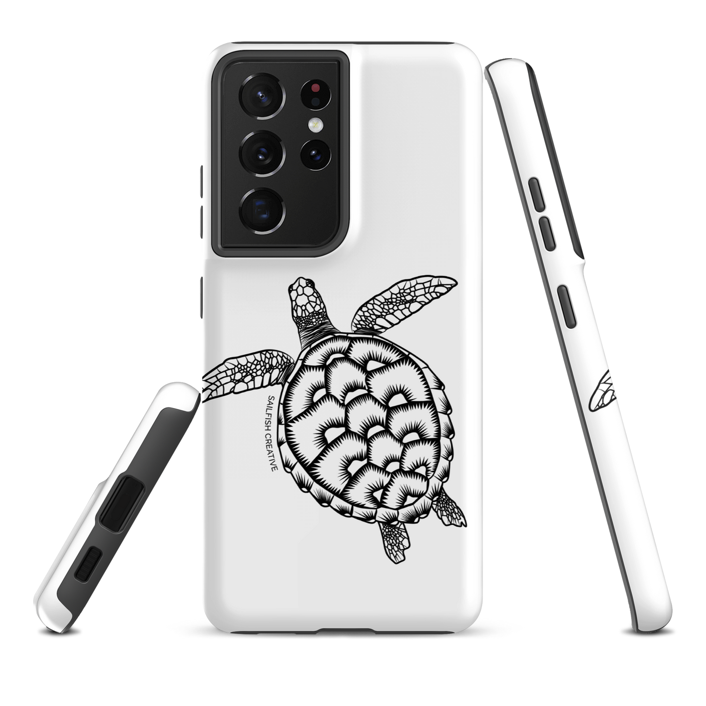 Samsung Phone Case - Turtle Outline