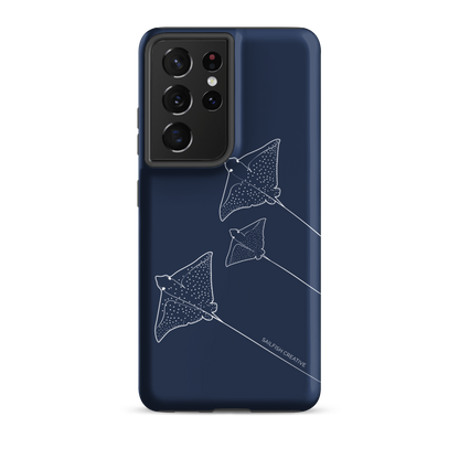Samsung Phone Case -  Eagle Ray Outline Navy