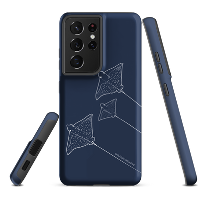 Samsung Phone Case -  Eagle Ray Outline Navy