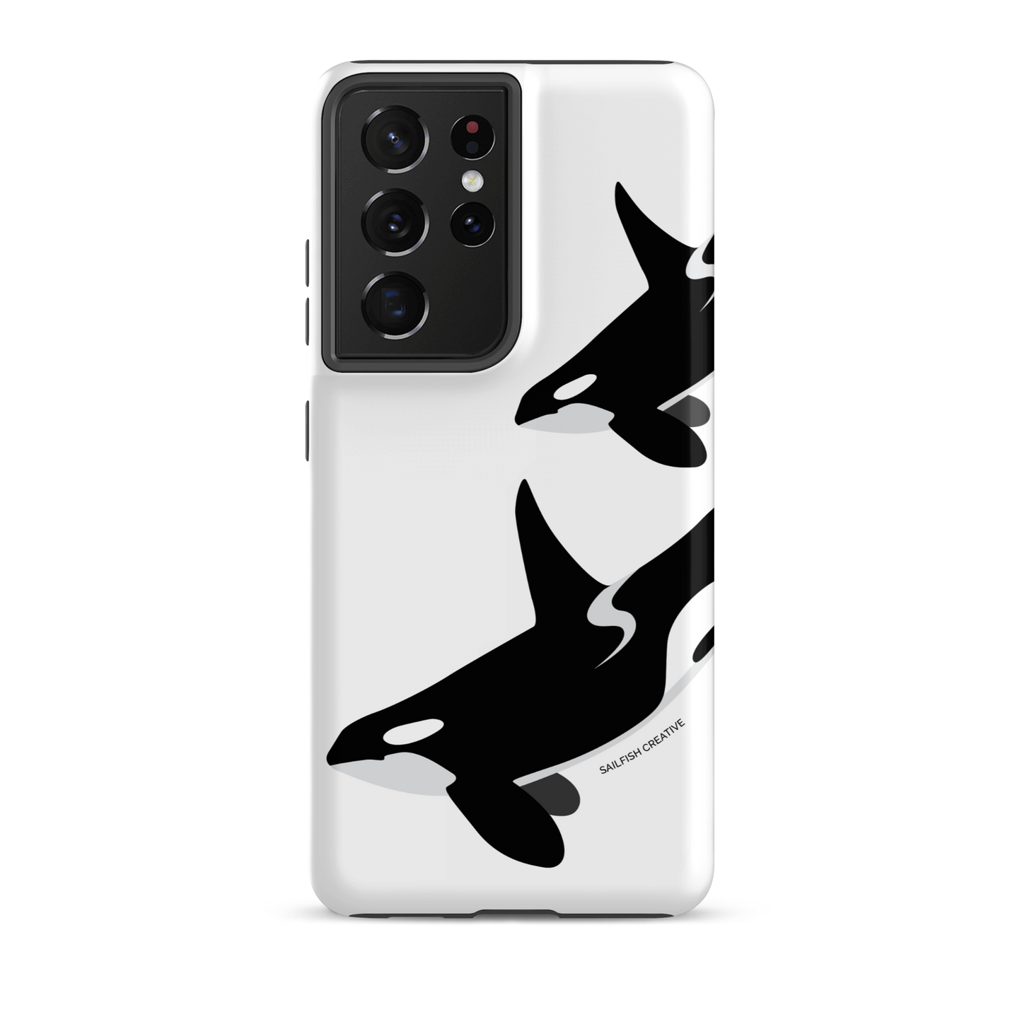 Samsung Phone Case -  Orca Killer Whale White