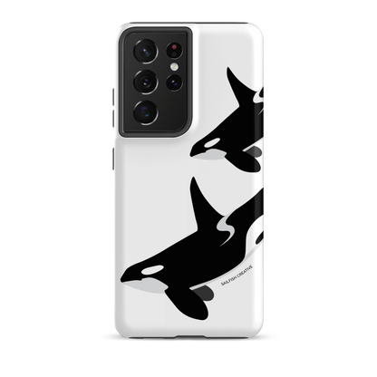 Samsung Phone Case -  Orca Killer Whale White