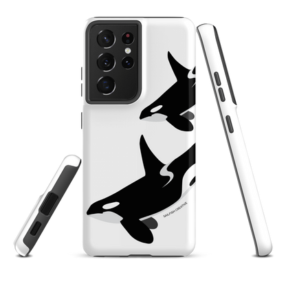 Samsung Phone Case -  Orca Killer Whale White