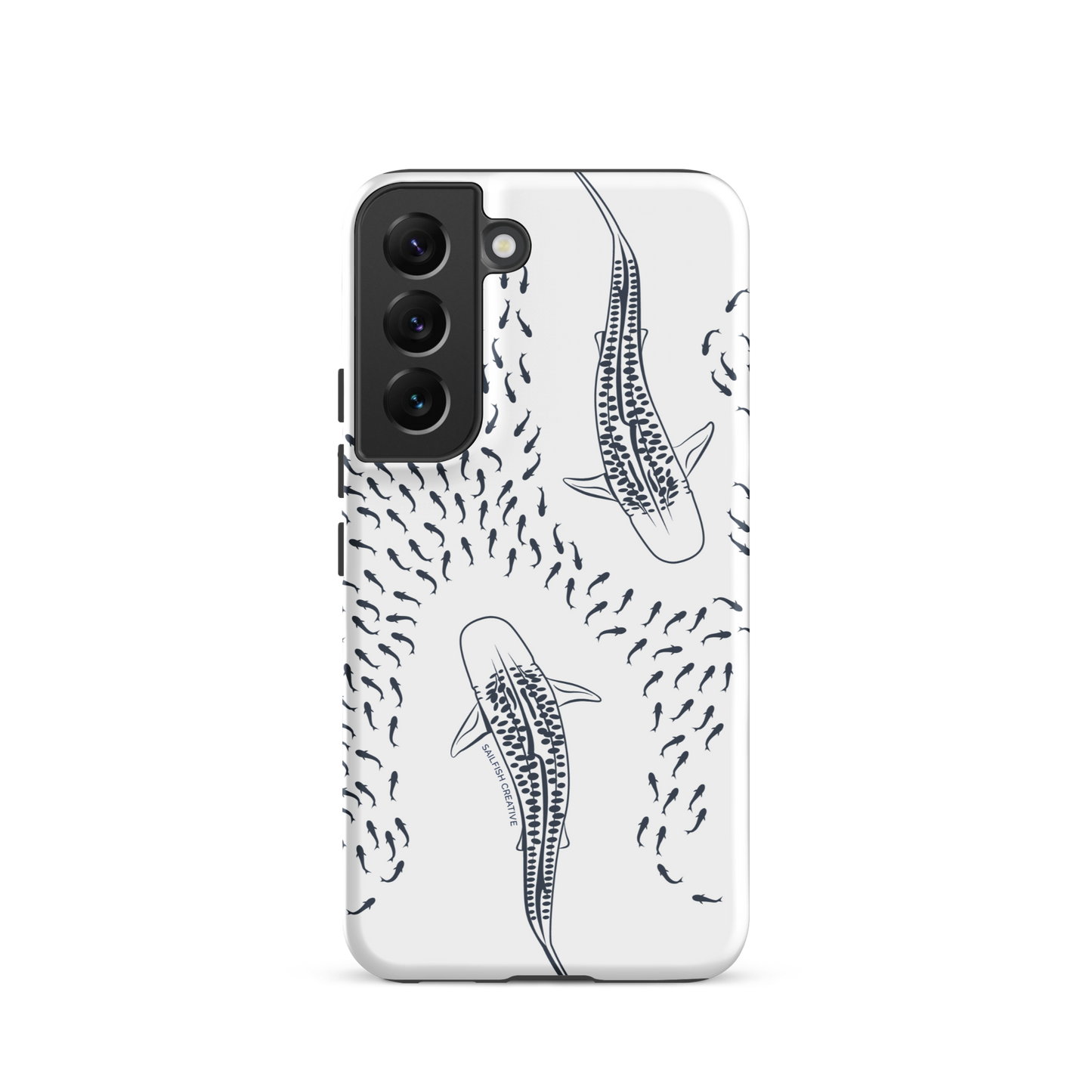 Samsung Phone Case -  Tiger Sharks Outline
