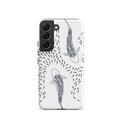 Samsung Phone Case -  Tiger Sharks Outline