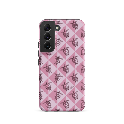 Samsung Phone Case -  Turtle Diamonds Orchid