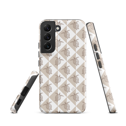 Samsung Phone Case - Turtle Diamonds Neutral