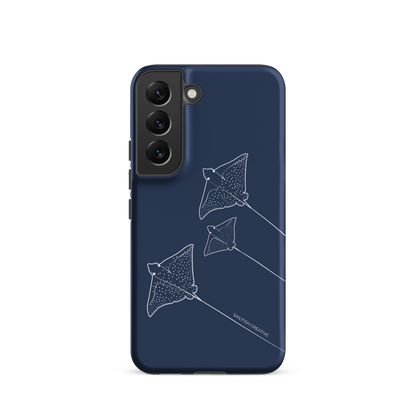 Samsung Phone Case -  Eagle Ray Outline Navy