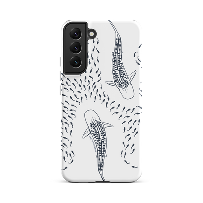 Samsung Phone Case -  Tiger Sharks Outline