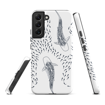 Samsung Phone Case -  Tiger Sharks Outline