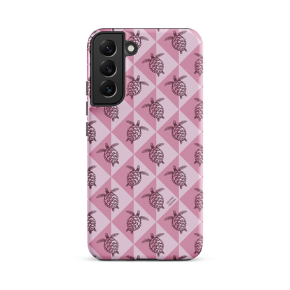 Samsung Phone Case -  Turtle Diamonds Orchid