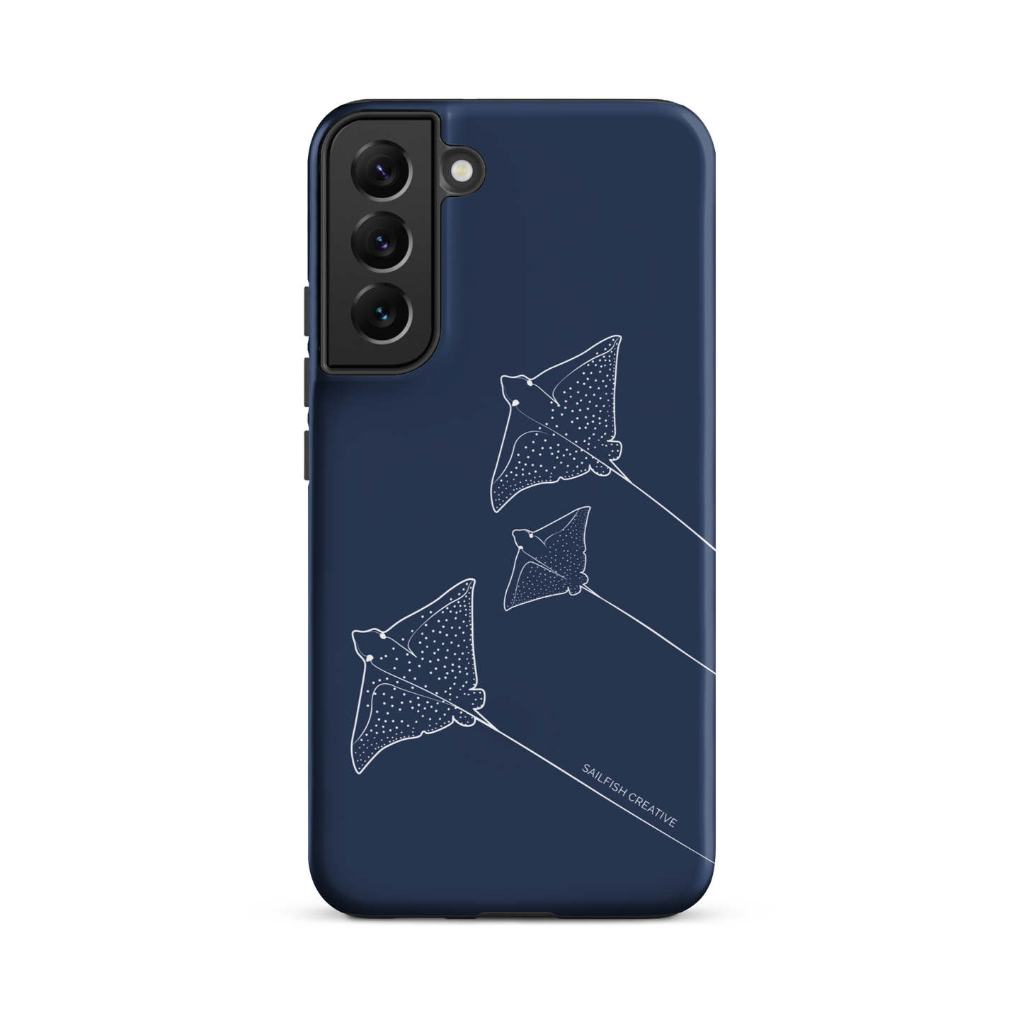 Samsung Phone Case -  Eagle Ray Outline Navy