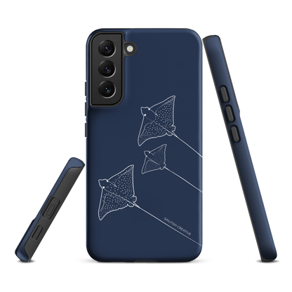 Samsung Phone Case -  Eagle Ray Outline Navy