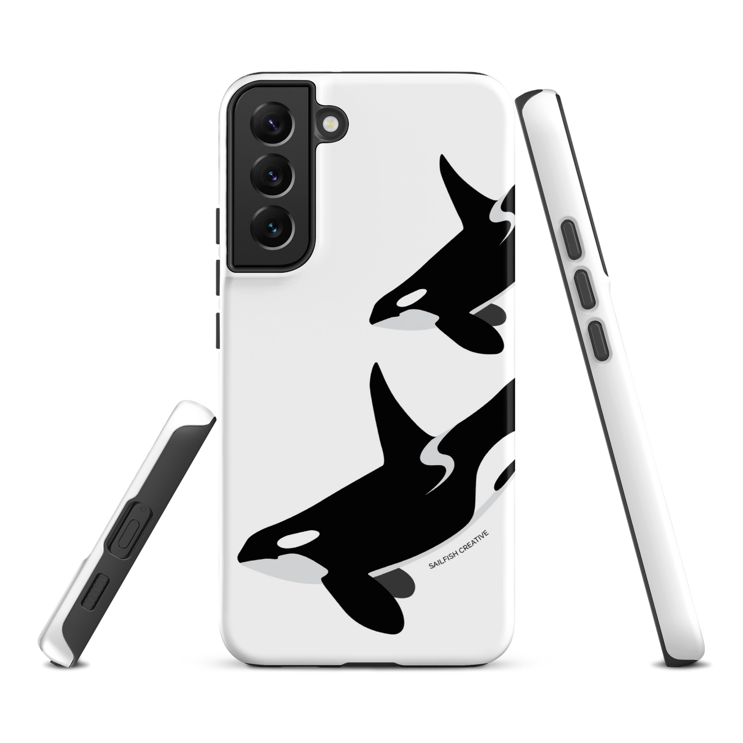 Samsung Phone Case -  Orca Killer Whale White