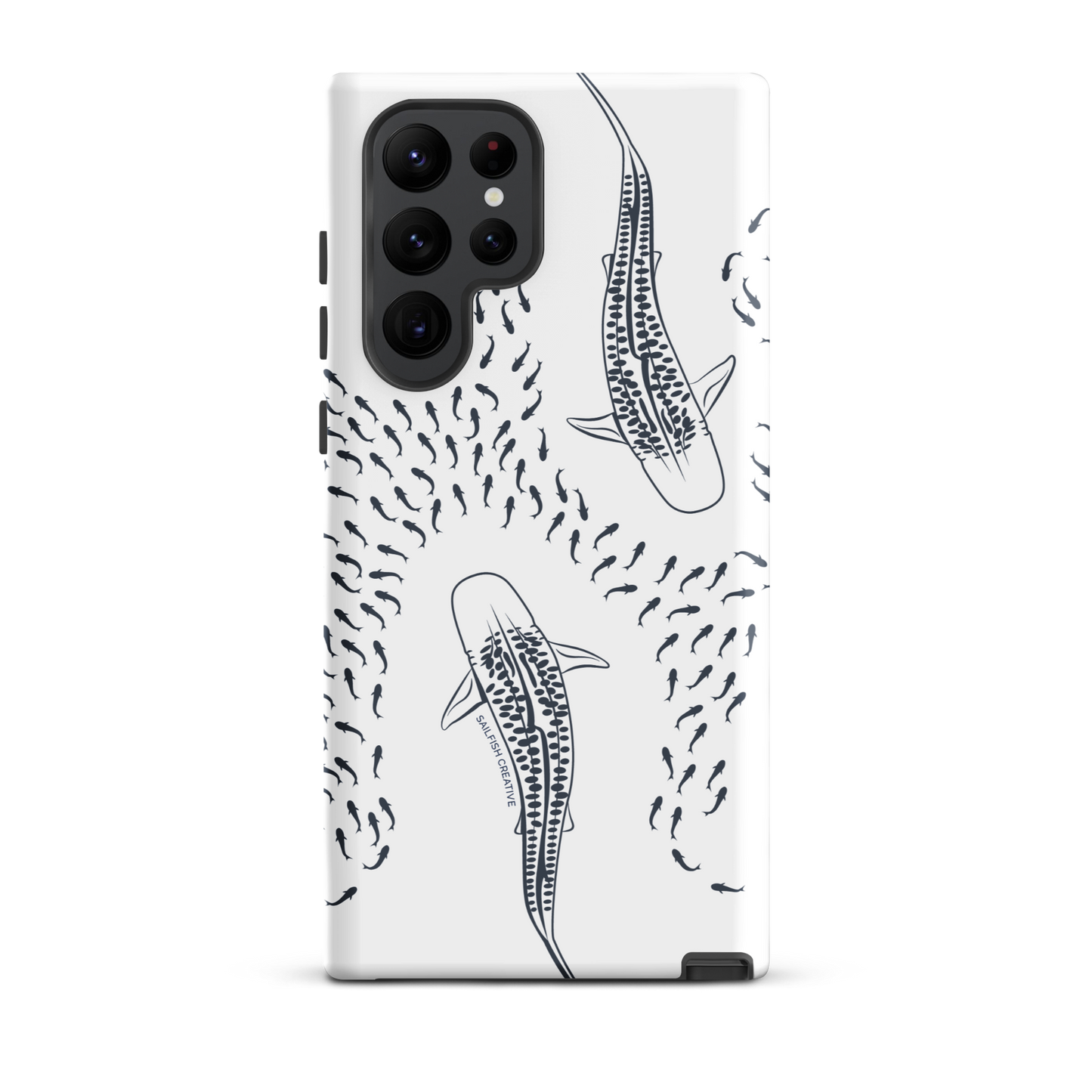 Samsung Phone Case -  Tiger Sharks Outline