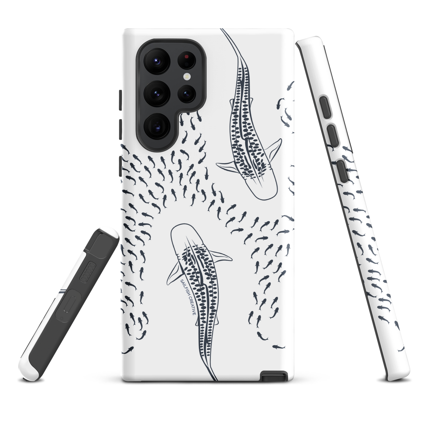Samsung Phone Case -  Tiger Sharks Outline