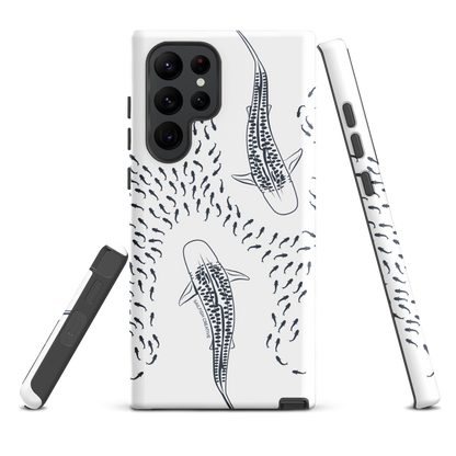 Samsung Phone Case -  Tiger Sharks Outline