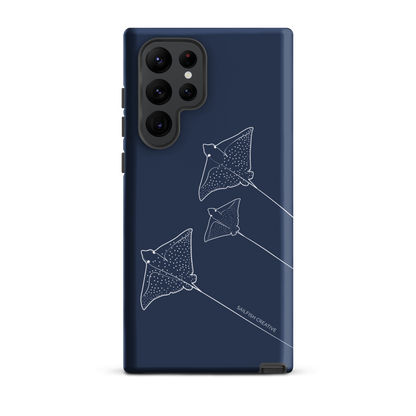 Samsung Phone Case -  Eagle Ray Outline Navy