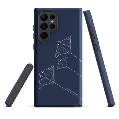 Samsung Phone Case -  Eagle Ray Outline Navy