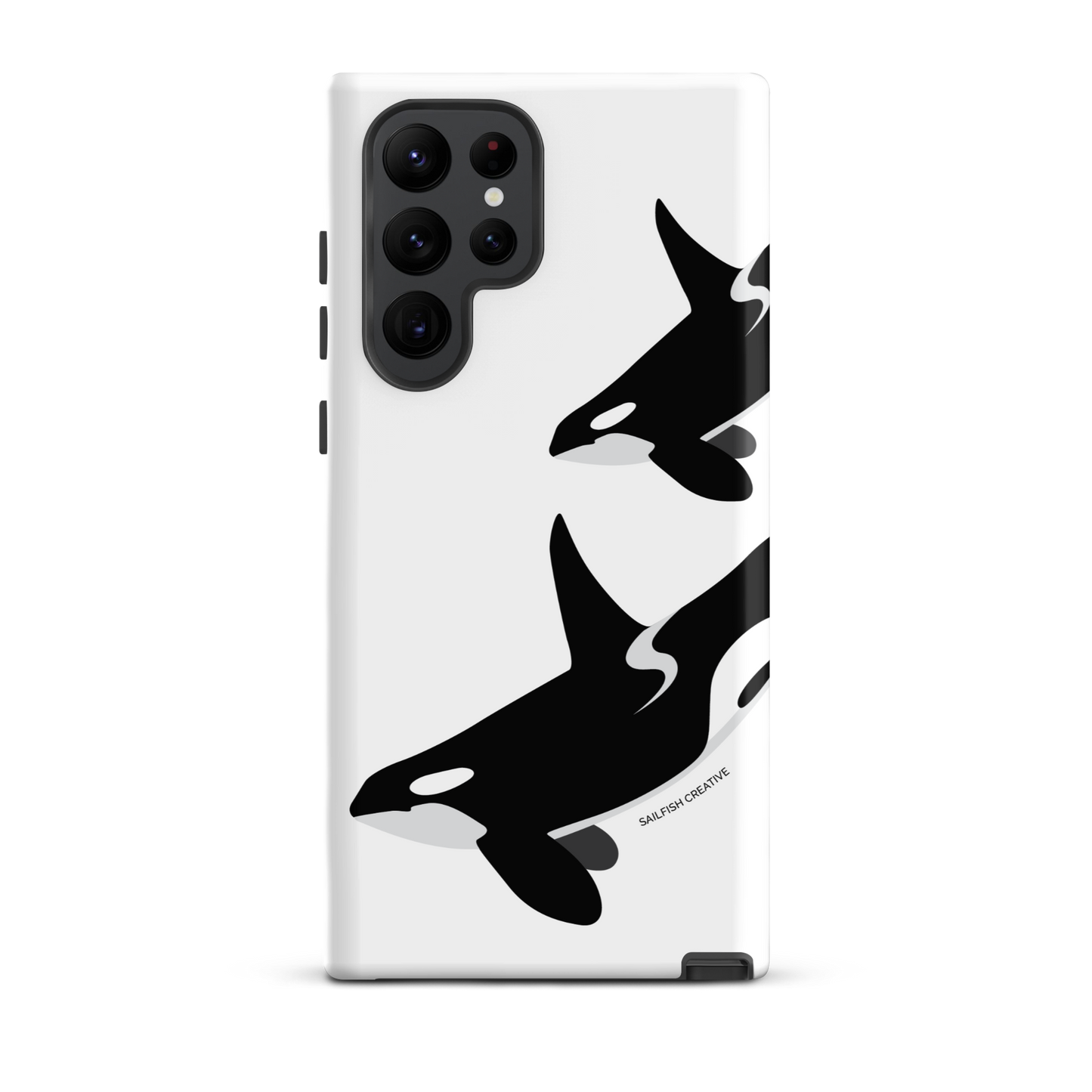 Samsung Phone Case -  Orca Killer Whale White