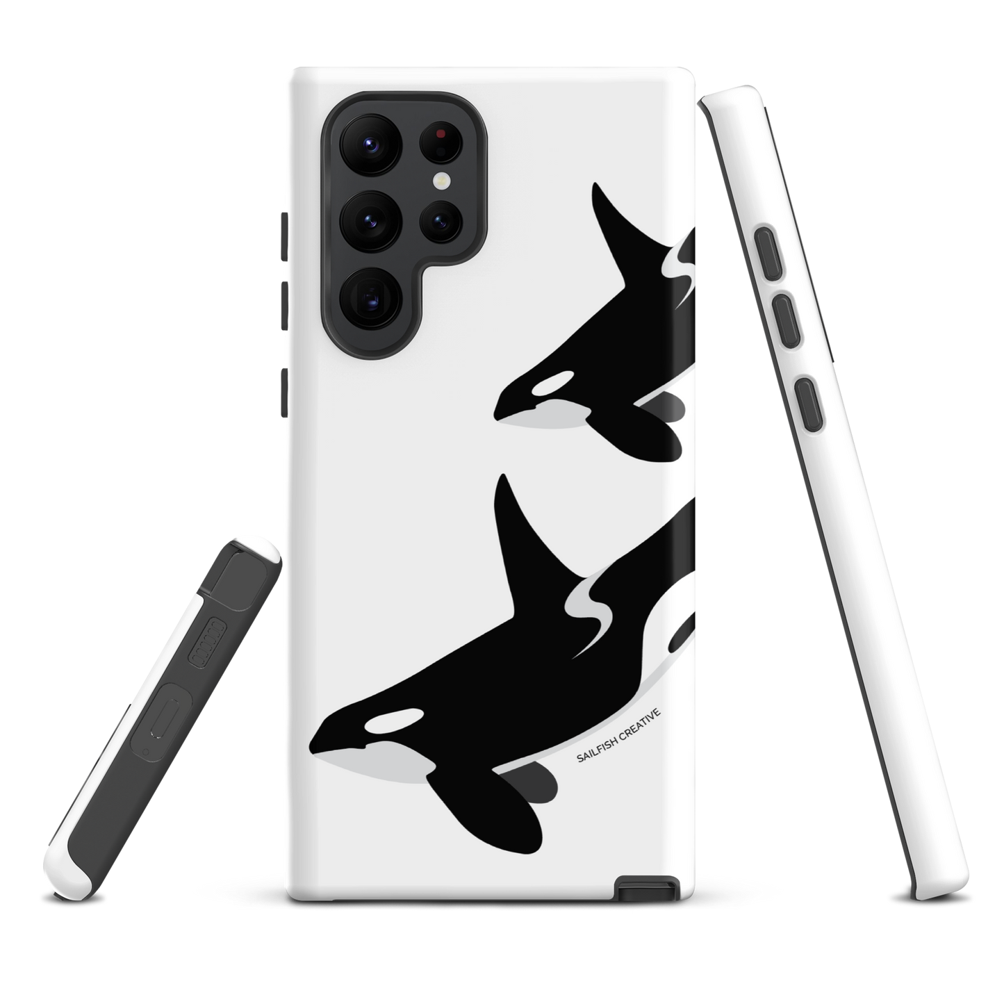 Samsung Phone Case -  Orca Killer Whale White