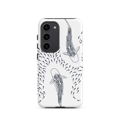 Samsung Phone Case -  Tiger Sharks Outline