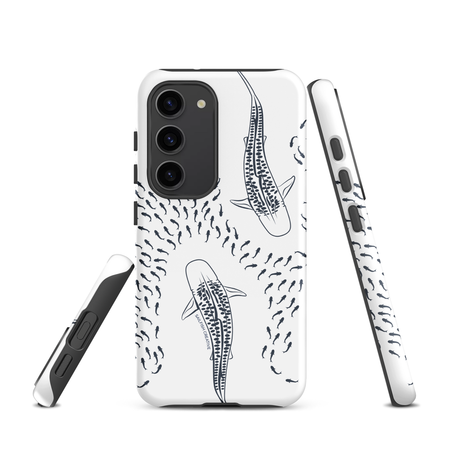 Samsung Phone Case -  Tiger Sharks Outline