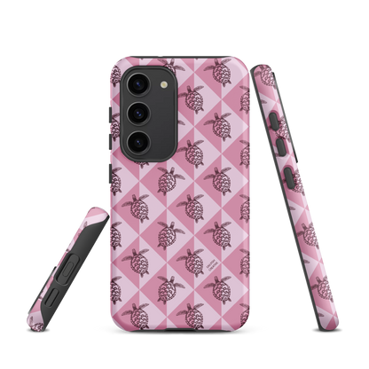 Samsung Phone Case -  Turtle Diamonds Orchid