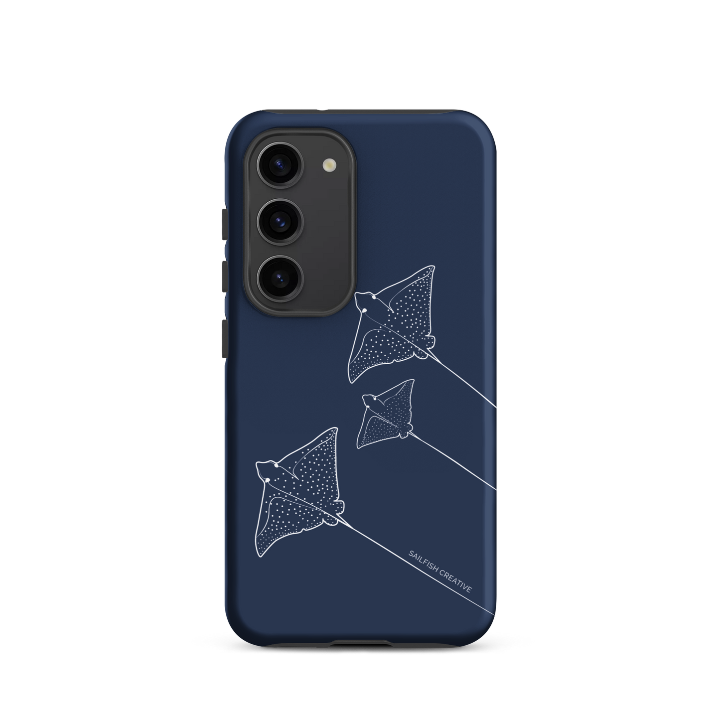 Samsung Phone Case -  Eagle Ray Outline Navy