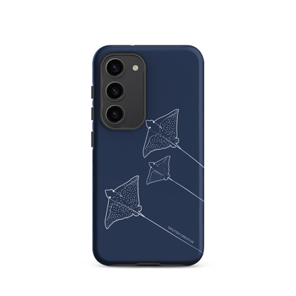 Samsung Phone Case -  Eagle Ray Outline Navy