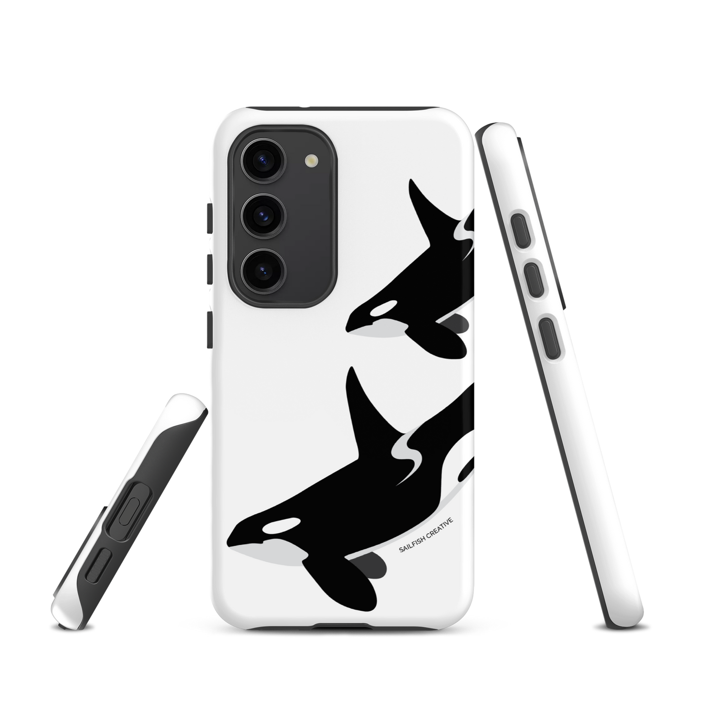 Samsung Phone Case -  Orca Killer Whale White